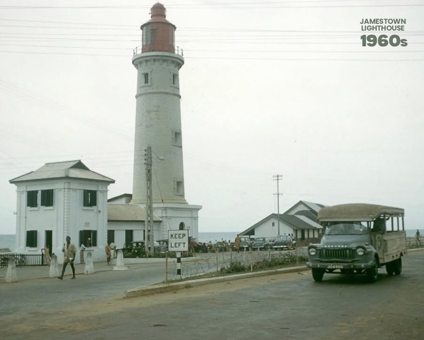 The Jamestown lighthouse in the 1960s